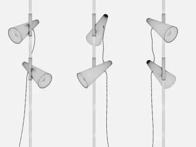 Floor lamp Cone BoConcept 3D model