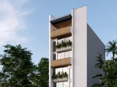 Modern Low Rise Residence 3D model 2 3D model