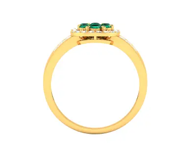 Women Ring  Render 3dm STL OBJ FBX Details 3D print model 179