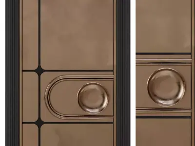 Entrance door set215 3D model