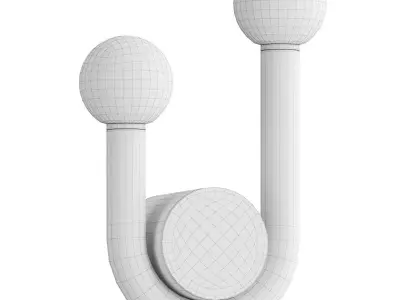 Inodesign Bagge Wall Sconce 3D Model 3D model