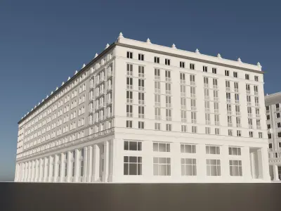 Two Buildings 3D model