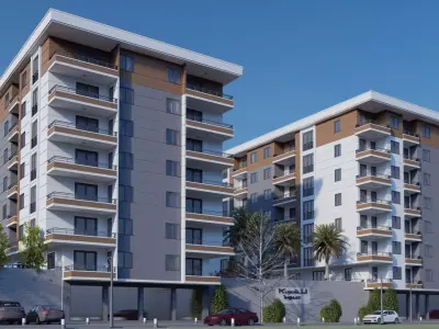 Buildings High Quality Exterior Scene Lumion 10 3D model  3D model