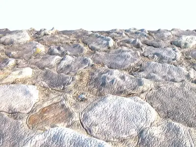 Cobblestone Path 3D model