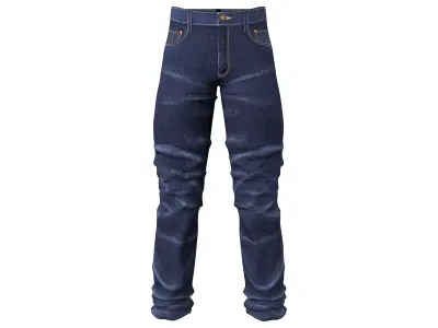 Navy Pants Low-poly 3D model