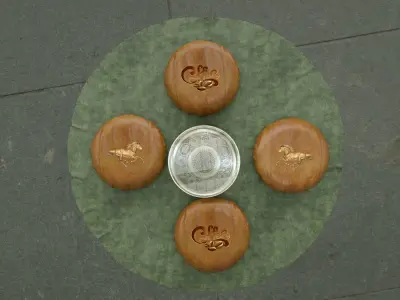 bedouin floor seating 3D model