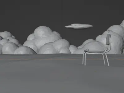 NPR Ocean free Free 3D model