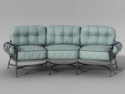 Corsica Crescent Sofa 3D model