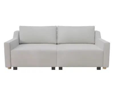 Modern 2-Seater Fabric Sofa 3D model