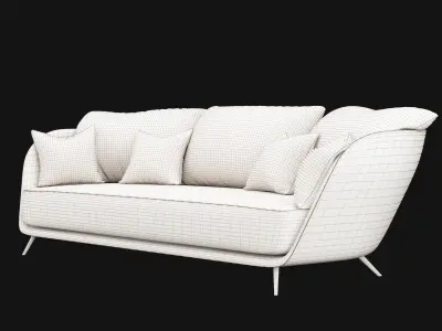 Modern sofa 3D model
