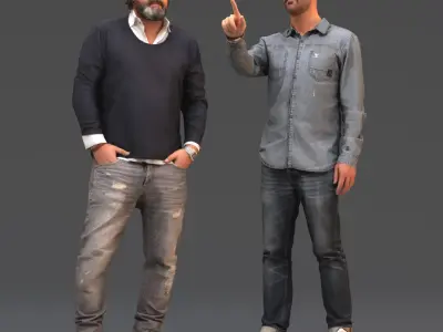  pose People SixPack 001 