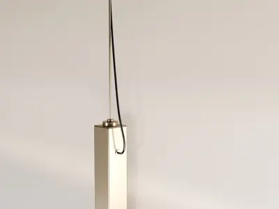 Tunnel - Suspended lamp Low-poly 3D model