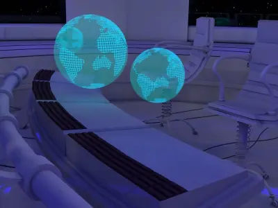 Sci Fi Room 3D model