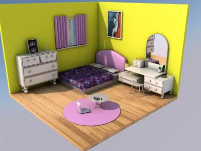 A  small house 3D model