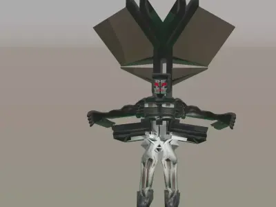 robot2 sci-fi weapon 3D model