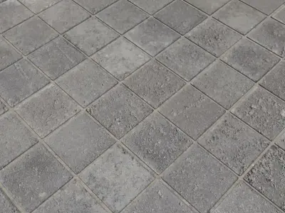  Floor Tiles Low-poly 3D model
