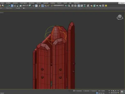 Bolton 2 Light Sconce Low-poly 3D model