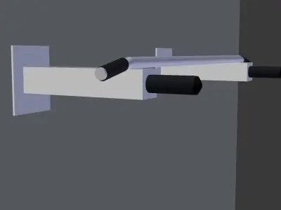 Bar bell Free low-poly 3D model