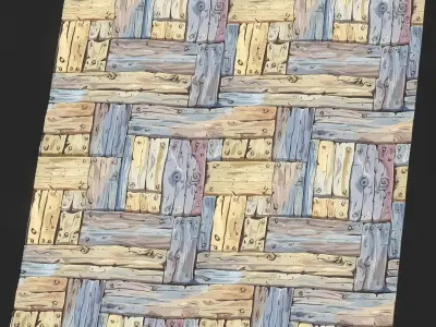  Stylized Wood Seamless Texture Texture