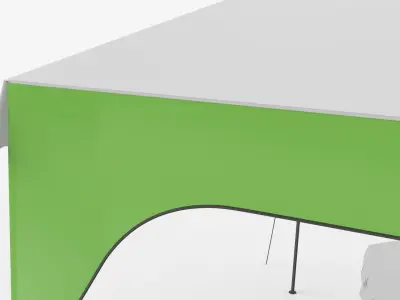 Coleman Tent 3x3 Meters 3D model