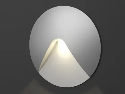 IT-750-Alum Alum Round Step Light LED Stair Light Integrator Free 3D model