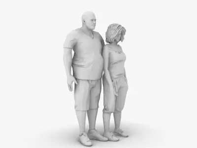 Couple 3D print model