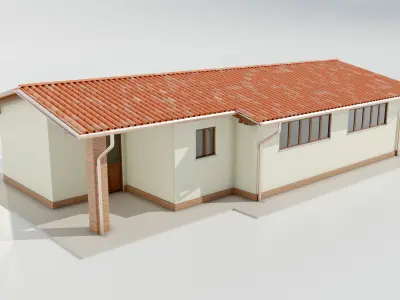 Italian Farm Building - Garage 1 3D model