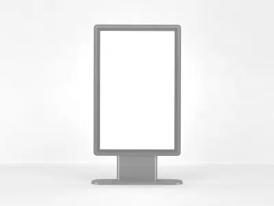 Billboard blank 3D model