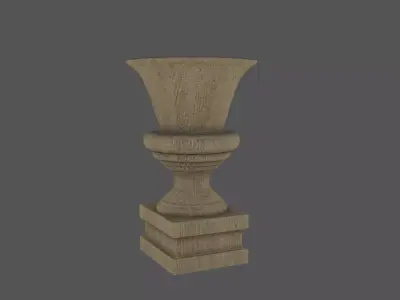 Garden Urn 3D model