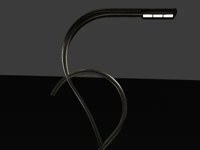Flow Lighting Pole 3D model