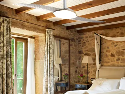 Two Blade Ceiling Fan 3D model