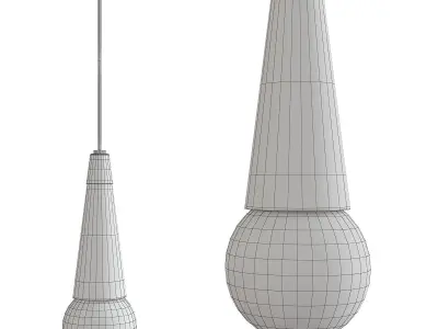 Joni Pendant Light Low-poly 3D model