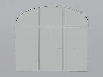 living room Windows 3D model Free low-poly 3D model