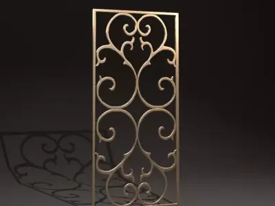 Wrought Iron 1 Free 3D model