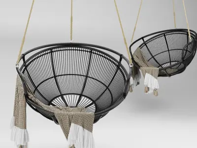 Solar Hanging Chair 3D model