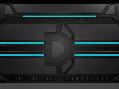 Sci Fi Door 3D model