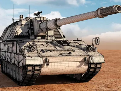  SPH Panzerhaubitze 2000 howitzer UVW Only 