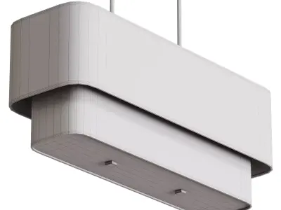 Aleena Linear Chandelier 3D model