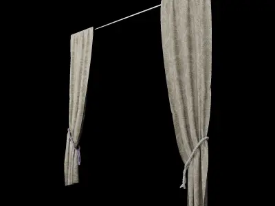 Simple Curtain 3D model