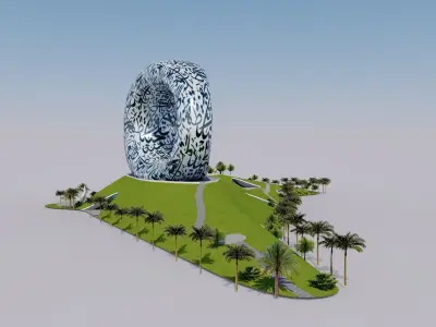 Museum of the Future - Dubai - UAE 3D model