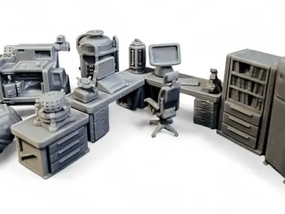 Spaceship Lab 3D print model