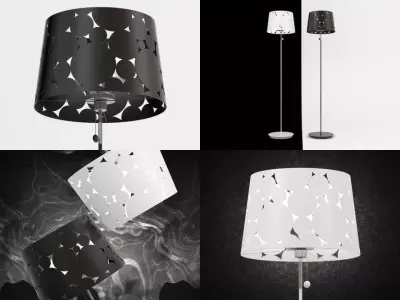 Trama floor lamp 3D model