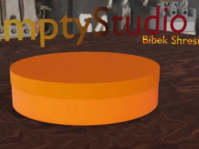 Round Box Free low-poly 3D model