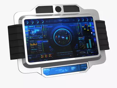 Sci-fi Touch Pad 2 3D model