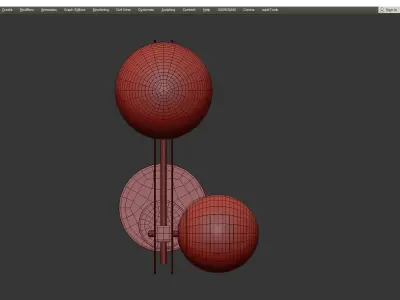JUDITH WALL Low-poly 3D model