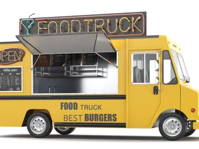  Detailed Food Truck 