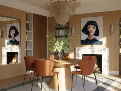 Muse Dining 3D model