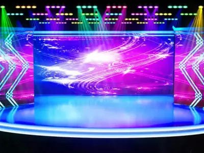 Concert party carnival stage 82 3D model