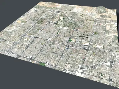 Cityscape Las Vegas Sun City Summerlin Nevada USA  3D model