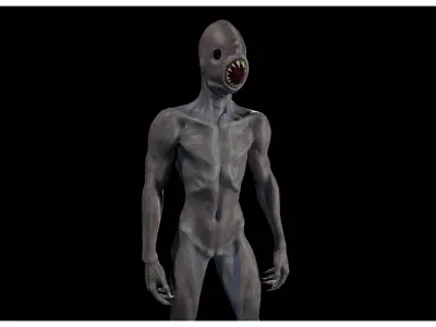 Snork Game Ready Low-poly 3D model